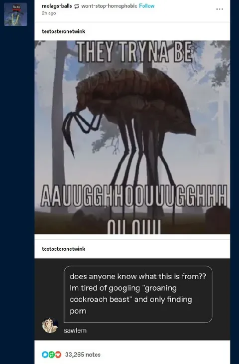 Groaning Cockroach Beast