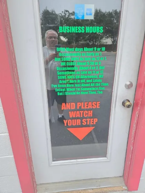 Chaotic Business Hours Sign