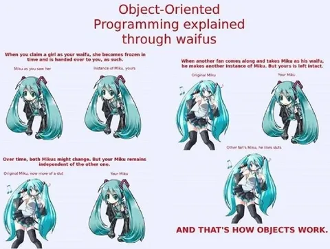 Object-Oriented Programming Explained Through Waifus