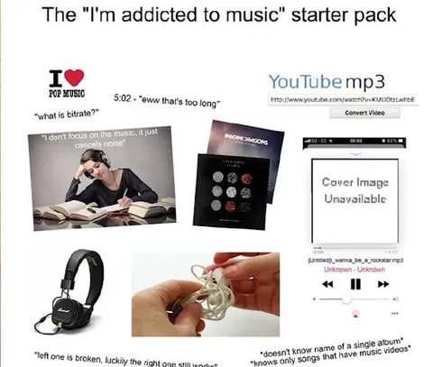 I'm Addicted to Music Starter Pack