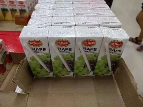 Grape Juice Box Arrangement