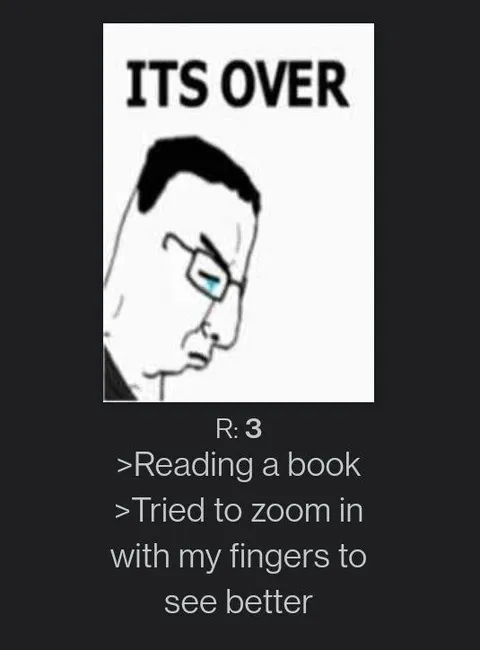 Tried to Zoom In on a Book