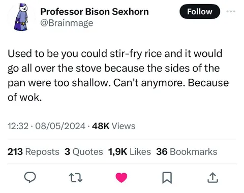 Because of Wok