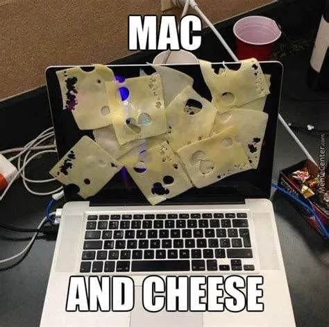 Mac and Cheese Laptop