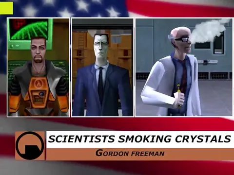 Scientists Smoking Crystals