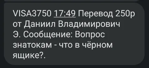 Что в чёрном ящике?