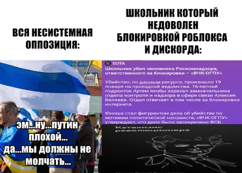 Школьник против блокировки Roblox