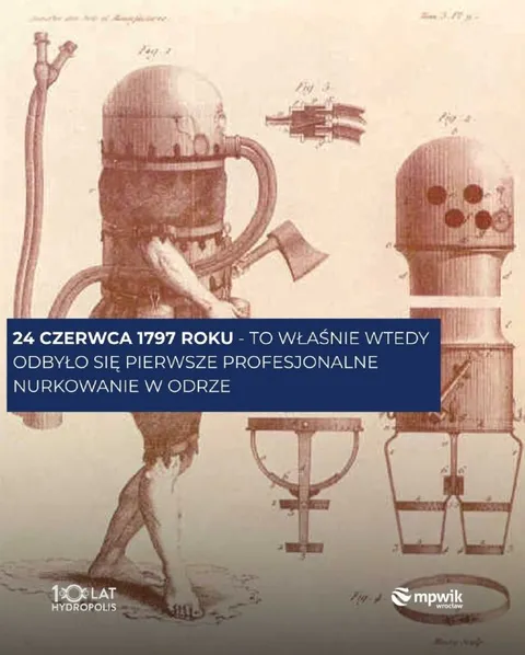Pierwsze profesjonalne nurkowanie w Odrze