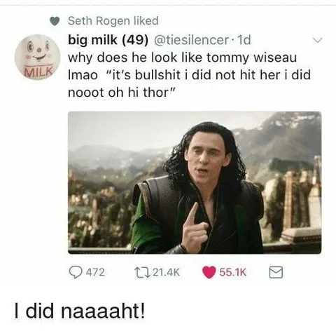 Loki Says I Did Naaaht