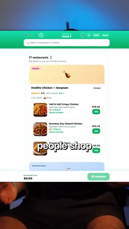 Food Delivery Dopamine Sites