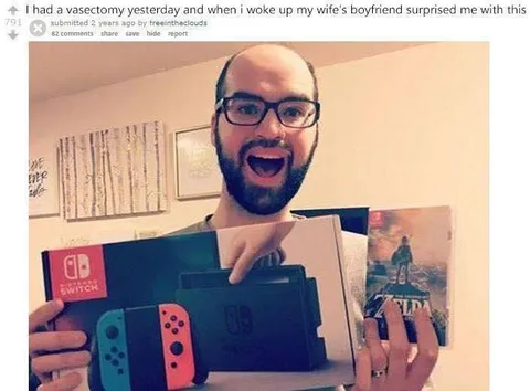 Vasectomy Nintendo Switch Surprise