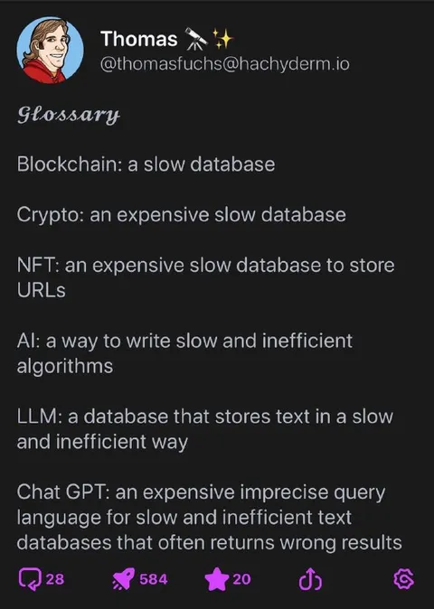 Tech Glossary Roast