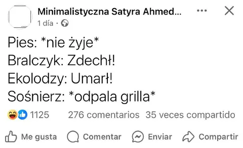 Pies nie żyje, a sąsiad grilluje