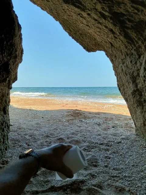 Туалет с видом на море