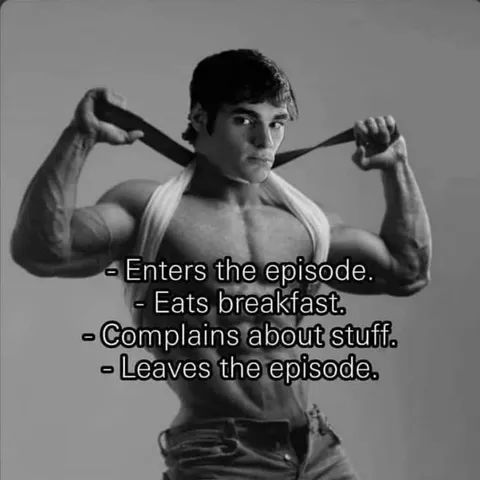 Enters the Episode Eats Breakfast