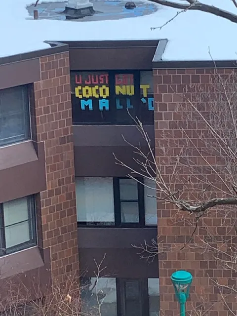 Coconut Mall School Sign