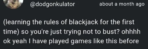 Learning Blackjack Rules