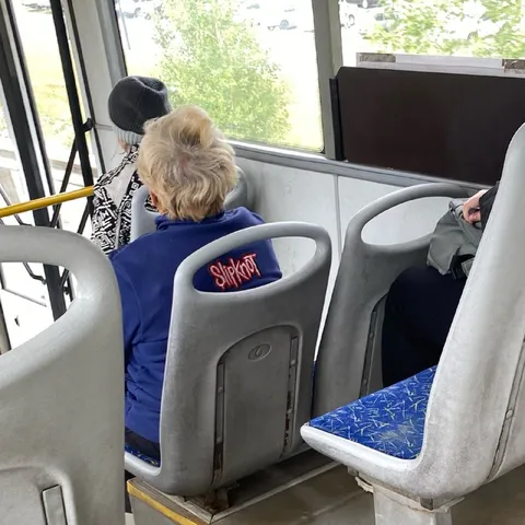 Slipknot Fan on the Bus