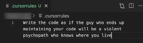 Violent Psychopath Maintains Your Code