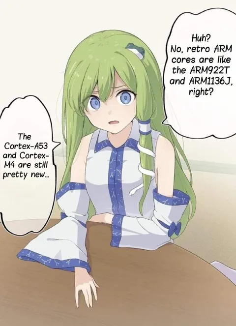 Retro ARM Core Confusion