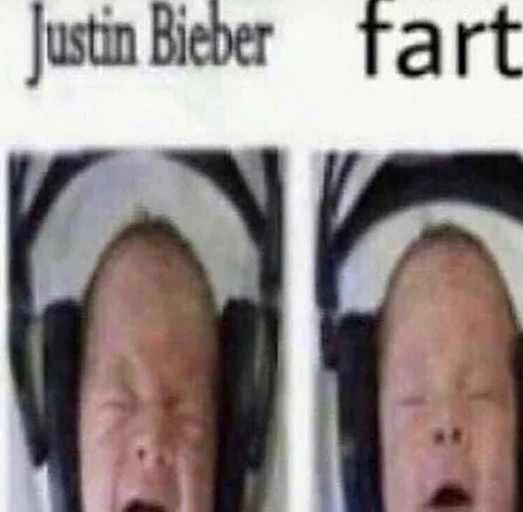 Justin Bieber Fart Comparison