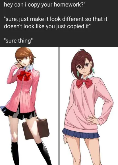 Copy Homework, Make It Different