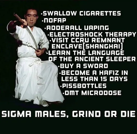Sigma Males Grind or Die