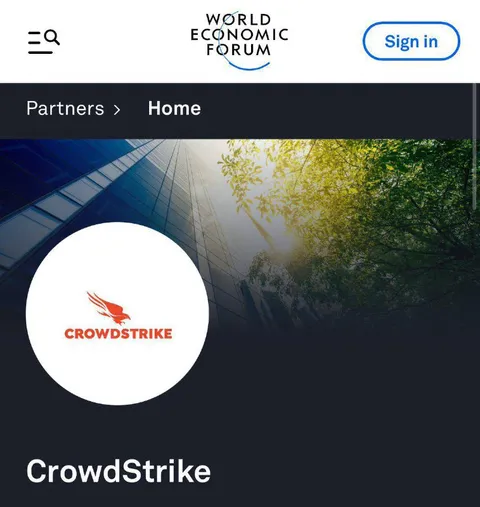 CrowdStrike World Economic Forum Profile