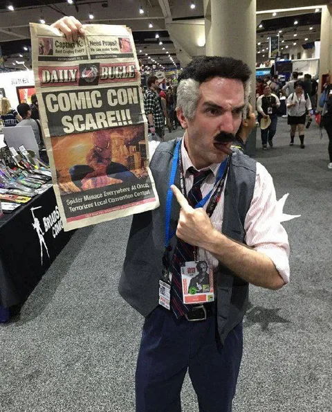 Comic-Con Spider-Man Newspaper Scare