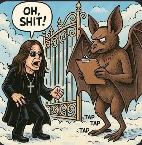 Ozzy Osbourne Meets the Bat