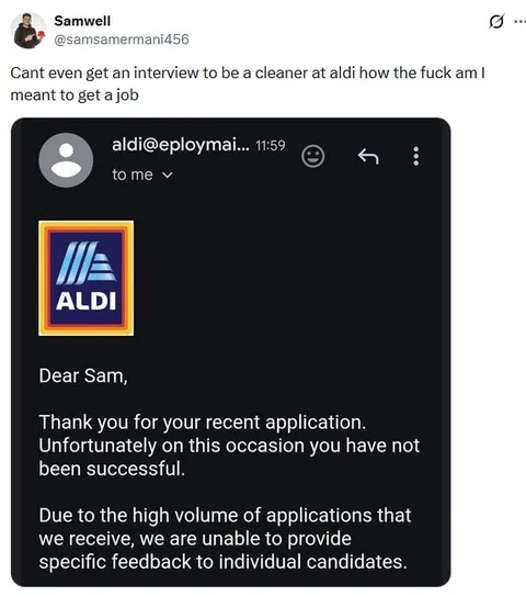 Rejected by Aldi for Cleaning