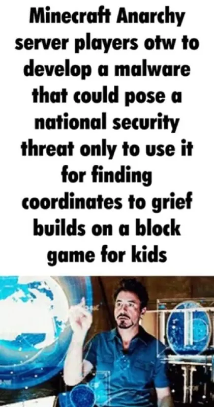 Minecraft Anarchy Malware Plan