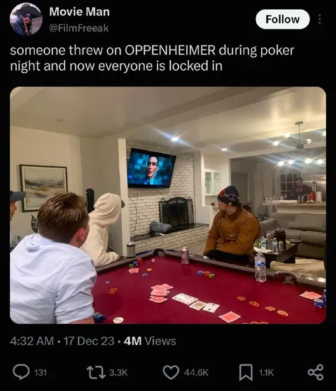 Oppenheimer Poker Night Lock-In