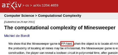 Minesweeper Is PP-hard