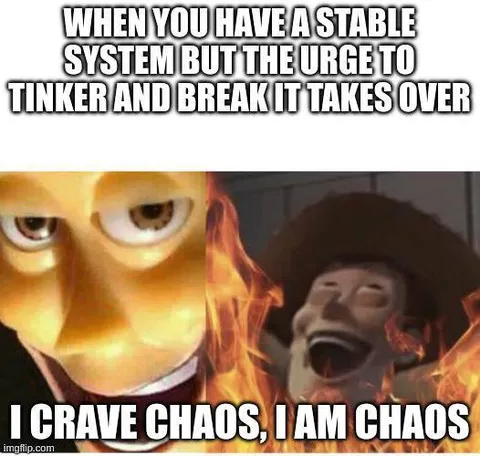 Stable System Chaos Urge