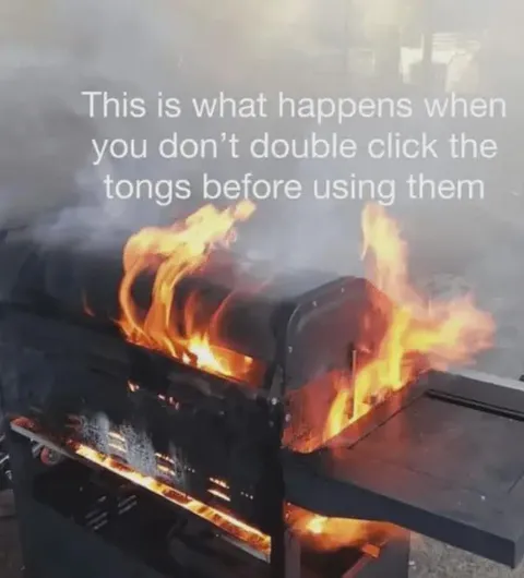 Double Click the Tongs