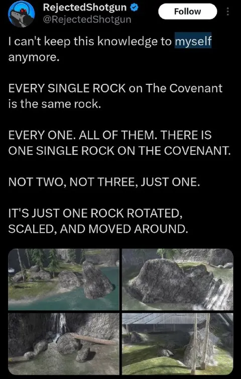 Every Rock Is the Same Rock