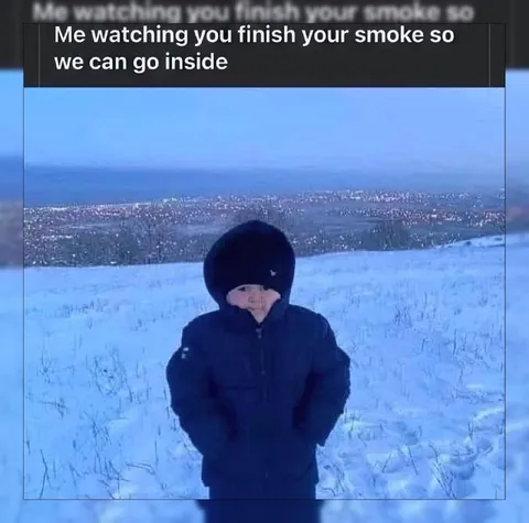 Waiting for You to Finish Smoking