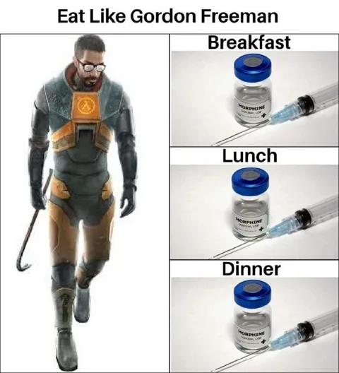 Eat Like Gordon Freeman