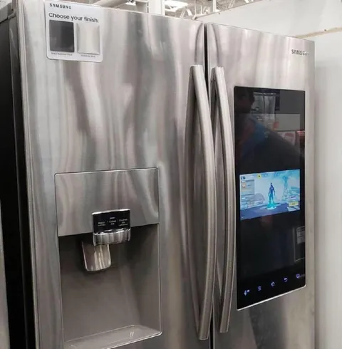 Samsung Fridge With Giant Screen