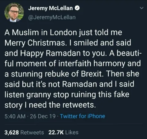 Fake Interfaith Harmony Story