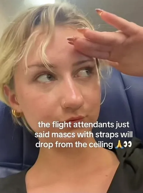 Flight Attendant Mask Panic