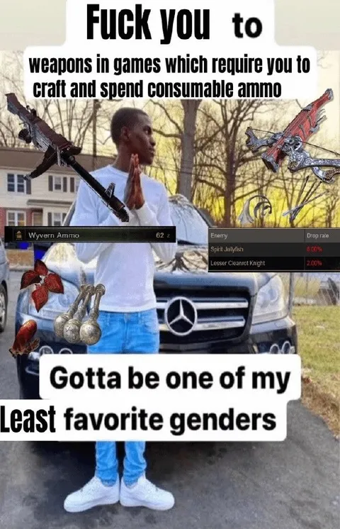 Least Favorite Weapon Genders