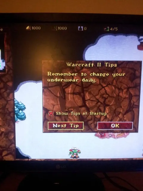 Warcraft II Underwear Tip
