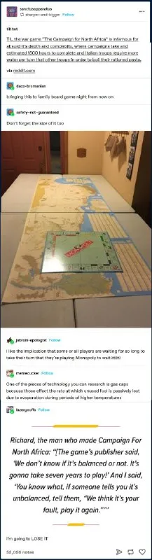 Campaign for North Africa Takes Forever