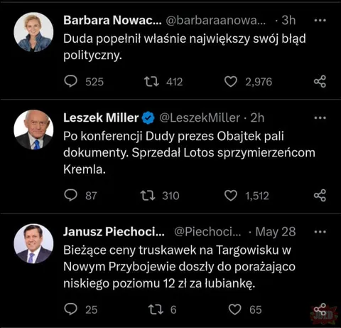 Trzy polityczne sensacje dnia