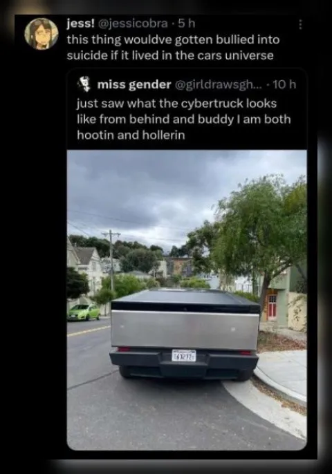 Cybertruck Gets Bullied