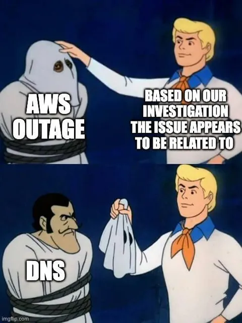 AWS Outage Blamed on DNS