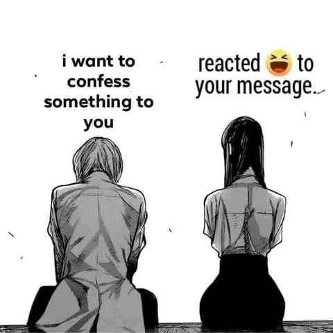 Confession Gets a Laugh Reaction