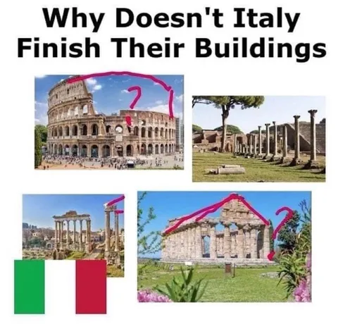 Why Italy Leaves Buildings Unfinished